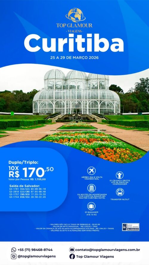 Pacote de Curitiba-PR​
